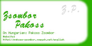 zsombor pakoss business card